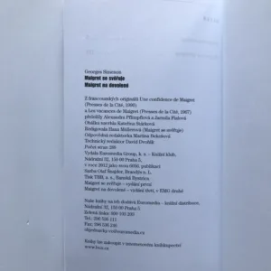 Maigret se svěřuje / Maigret na dovolené, Georges Simeon
