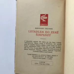 Letadlem do země šimpanzů, Bernhard Grzimek