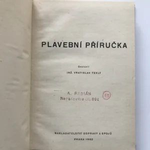 Plavební příručka, Vratislav Teklý