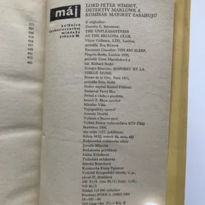 Lord Peter Wimsey, detektív Marlowe a komisár Maigret zasahujú, Dorothy L. Sayersová, Raymond Chandler, Georges Simeon