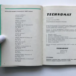 Instalační výrobky z plastických hmot, Technomat