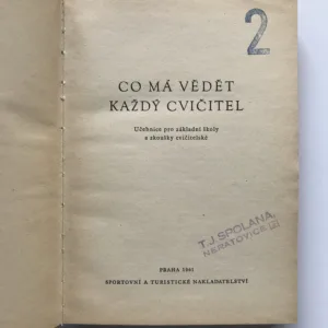 Co má vědět každý cvičitel, Rudolf Žáček, Zdeněk Teplý