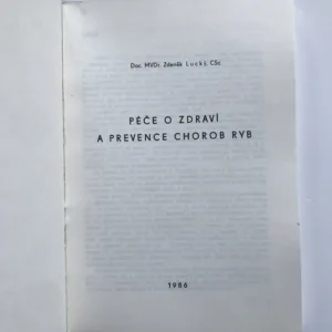 Péče o zdraví a prevence chorob ryb, Zdeněk Lucký