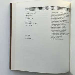 Život soutěžního jezdce, Květoslav Mašita, Jan Kotrba