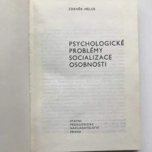 Psychologické problémy socializace osobnosti, Zdeněk Helus