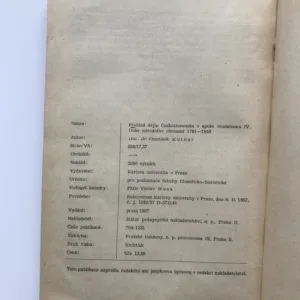 Přehled dějin Československa v epoše feudalismu I.-IV.