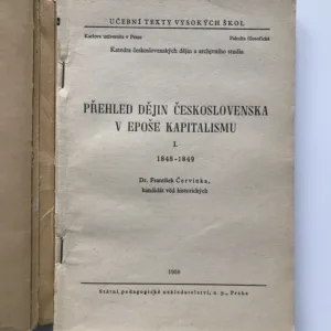 Přehled dějin Československa v epoše kapitalismu I.-II.