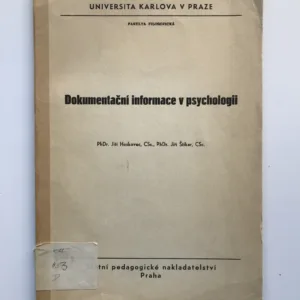 Dokumentační informace v psychologii, Jiří Hoskovec, Jiří Štikar