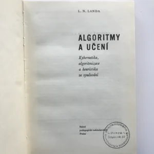 Algoritmy a učení, L. N. Landa