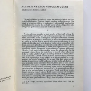 Algoritmy a učení, L. N. Landa