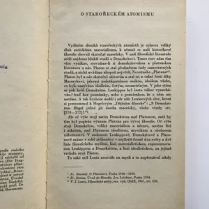 Zlomky starořeckých atomistů, A. O. Makovelský