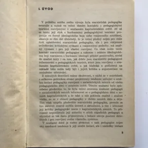 Pedagogické směry 20. století v kapitalistických zemích, František Singule