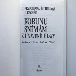 Korunu snímám z unavené hlavy, G. Praschlová-Bichlerová, J. Cachée