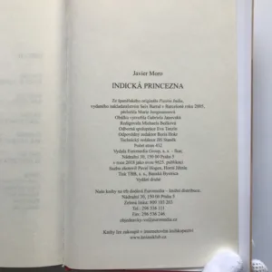 Indická princezna, Javier Moro,