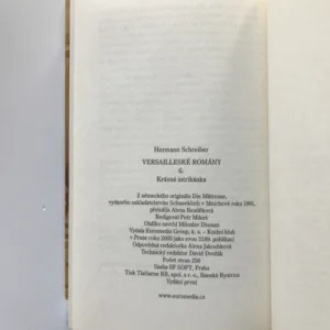Versailleské romány 1-9, Hermann Schreiber