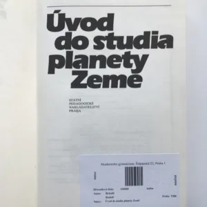 Úvod do studia planety Země, Rudolf Brázdil