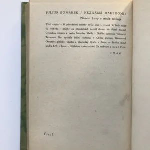 Neznámá Makedonie, Julius Komárek