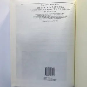 Města a městečka v Čechách, na Moravě a ve Slezsku, II. díl (H-Kole)