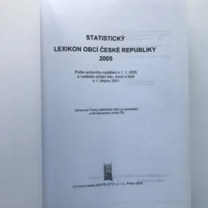 Statistický lexikon obcí České republiky 2005