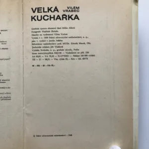 Velká kuchařka, Vilém Vrabec