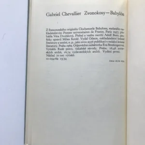 Zvonokosy 1-3, Gabriel Chevallier
