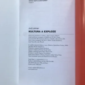 Kultura a exploze, Jurij Lotman