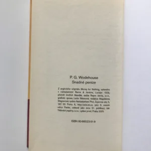 Snadné peníze, P. G. Wodehouse