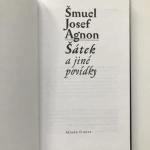Šátek a jiné povídky, Šmuel Josef Agnon
