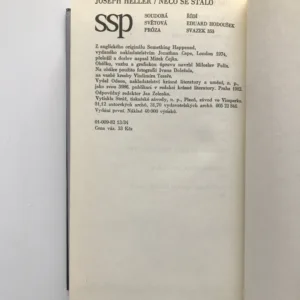 Něco se stalo, Joseph Heller