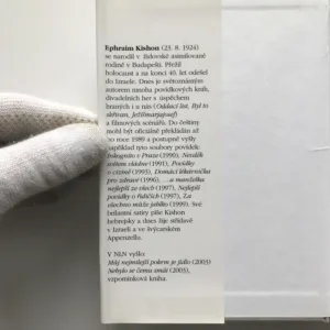 Liška v kurníku, Ephraim Kishon