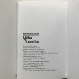Liška v kurníku, Ephraim Kishon