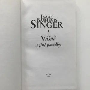 Vášně a jiné povídky, Isaac Bashevis Singer