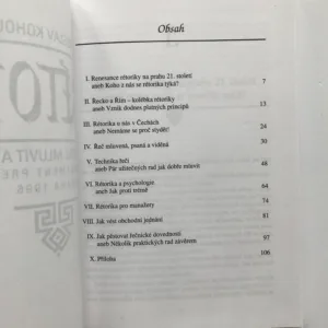 Rétorika (Umění mluvit a jednat s lidmi), Jaroslav Kohout