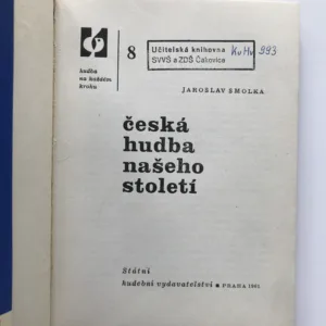 Česká hudba našeho století, Jaroslav Smolka