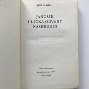 Janošík / Ulička odvahy / Nasreddin, Jiří Mahen