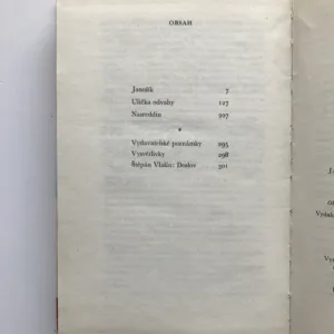 Janošík / Ulička odvahy / Nasreddin, Jiří Mahen