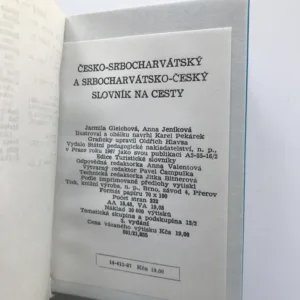 Srbocharvátsko-český / česko-srbocharvátský slovník na cesty