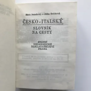 Italsko-český / česko-italský slovník na cesty