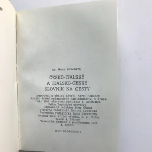 Italsko-český / česko-italský slovník na cesty