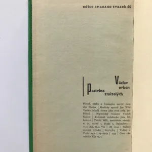 Pastvina zmizelých, Václav Erben
