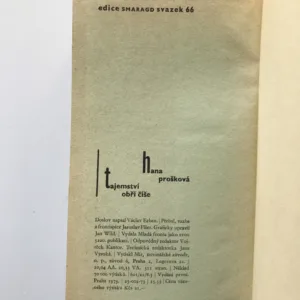Tajemství obří číše, Hana Prošková
