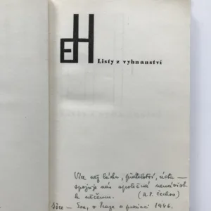 Listy z vyhnanství, Egon Hostovský