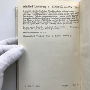 Loupež Mony Lisy, Winfried Löschburg
