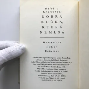 Dobrá kočka, která nemlsá, Miloš V. Kratochvíl