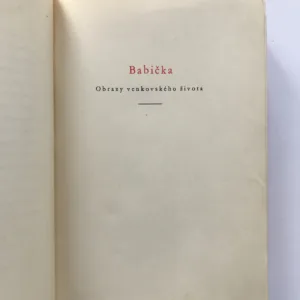 V zámku a v podzámčí, Babička, Pohorská vesnice a jiné povídky, Božena Němcová