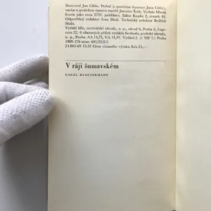 V ráji šumavském, Karel Klostermann
