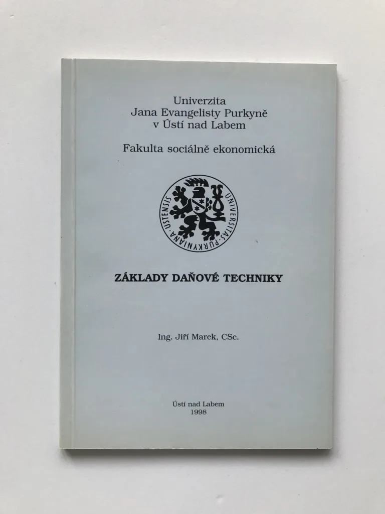 Základy daňové techniky, Jiří Marek