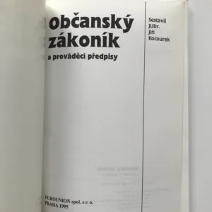 Občanský zákoník a prováděcí předpisy, Jiří Kocourek