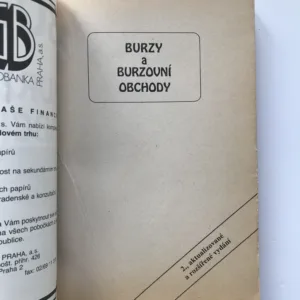 Burzy a burzovní obchody, Václav Beneš, Petr Musílek