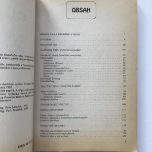 Burzy a burzovní obchody, Václav Beneš, Petr Musílek